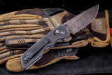 A2D Attn2Detail Mercantile Barlock Medium Black Micarta 3" S30V Darkwash