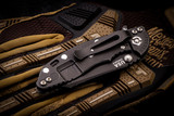 Rick Hinderer Knives XM-18 3.0" Wharncliffe Knife Jade G10, Battle Black