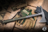 RMJ Tactical "Eagle Talon" S7 Tomahawk Dirty Olive G10 18" Tungsten