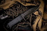 Medford USMC Raider Fixed Blade Knife Black G10 6.5" S35VN Black PVD (Preowned)