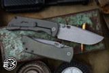 McNees Knives PM Mac 2 Folding Titanium Knife "Atomic" Green/Bronze 3.5" MagnaCut Stonewash
