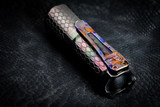 Brian Fellhoelter FTD Flashlight Zirconium Fish Scale Dark Timascus  Clip