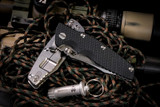 Rick Hinderer Knives "EKclusive" EKlipse Non-Flipper 3.5" Spearpoint Knife Black G10, Stonewash