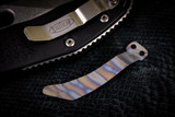 Maverick Customs Pocket Titanium Flame Stripe Anodized