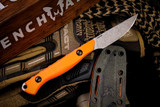 Benchmade Hunt Flyway Fixed Blade Knife Orange G10 2.7" Satin 15700