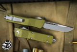 Microtech Combat Troodon OTF Automatic Knife OD Green 3.8" Drop Point Stonewash 143-10OD