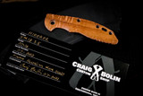 Rick Hinderer Knives XM-18 Flame KOA Hawaii Scale