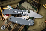 Spyderco Paramilitary 2 Folding Knife Dark Gray G10 3.4" Maxamet Clip Point Satin C81GPDGY2
