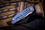 Rick Hinderer Knives FireTac Spanto 3.6" Blue G10, Battle Blue