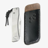 Tactile Knife Co. Bexar Knife Leather Slip Sheath, Black