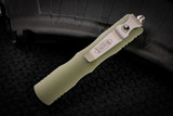 Microtech Dirac OTF Automatic Knife OD Green 3" Dagger Stonewash 225-10OD (Preowned)