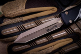 Microtech Skull Death Card Ultratech Spartan Bronze 223-13DC (Preowned)