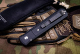 ProTech Godfather Tactical Automatic Knife Black 4" Black 915BT