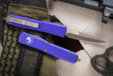 Microtech Ultratech OTF Automatic Knife Purple 3.4" Bronze Apocalyptic Bayonet 120-13APPU