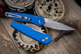 ProTech Newport Automatic Folding Knife Blue 3" S35VN Stonewash 3405 -BLUE