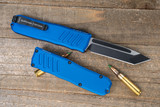 Guardian Tactical RECON-035 OTF Automatic Knife Blue 3.3" Tanto Two-Tone Black 94221