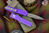 Microtech Ultratech OTF Automatic Knife Distressed Purple 3.4" Dagger Stonewash 122-10DPU