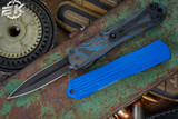 Heretic Knives Manticore S Blue Camo Carbon OTF 2.6" DLC Dagger H024-6A-BLUCF