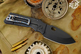 Medford TFF-1 Tactical Fighting Folder Flamed Tsunami Titanium 4.0" S35VN Black PVD