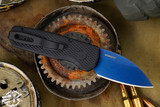  ProTech Runt 5 Automatic Knife Textured Black 1.9" Sapphire Blue MagnaCut R5306