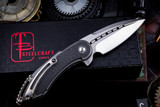 Begg Steelcraft "Mini Glimpse" Frame Lock Knife CF/Titanium 3" Satin (Preowned)