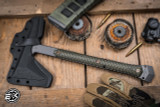RMJ Tactical Ragnarok 14 Tomahawk Dirty Olive G10 3.5" 80CRV2 Tungsten