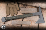 RMJ Tactical Ragnarok 14 Tomahawk Dirty Olive G10 3.5" 80CRV2 Tungsten