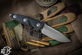  Microtech Socom Alpha Mini Fixed Blade Knife Black G10 3.75" Drop Point Stonewash 113M-10