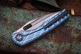 NCC/Robert Carter BBN V2 Titanium Milled Blue Anodized Zirc Accents 3" Satin