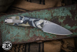 Three Rivers Manufacturing NEUTRON 2 Folding Knife Midnight Jungle Swirl G10 3" Stonewash