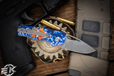 Three Rivers Manufacturing ATLAS Slip Joint Folding Knife Clownfish 2.25" Stonewash