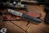 Medford USMC The Fighter Fixed Blade Knife G10 6.5" CPM 3V Black PVD
