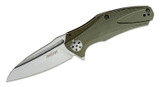 Kershaw Natrix Olive Green Sub Framelock Knife 2.75" Stonewash KS7007OL