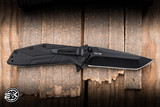 Kershaw Brawler Assisted Flipper Knife Black GFN 3" 8Cr13MoV Tanto 1990