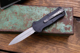 Benchmade Mini Infidel OTF Automatic Knife Black 3.1" Dagger Satin 3350 (Preowned)