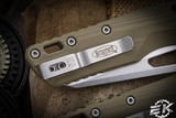 Microtech Standard Issue "MSI" Ram-Lok Manual Folder OD Green G10 3.75" Stonewash 210-10GTOD