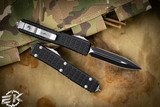 Tri-Grip Ultratech "EKnives EKclusive" OD Green Cerakote OTF Knife 3.4" Black Dagger 122T-1EKS