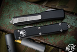 Microtech Ultratech OTF Knife 3.4" Apocalyptic Double Full Serrated 122-D12AP