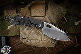 CKF Rotten EVO 3.0  Barked Titanium 3.75" M390 Hand Rubbed (Preowned)