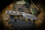 Bradford Knives "Guardian 3.5" Camo Micarta 3.25" Sabre Tumbled Magnacut (Preowned)