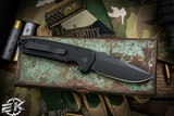ProTech Rockeye Operator Automatic Knife Textured Black w/ Tritium Button 3.375" DLC LG307