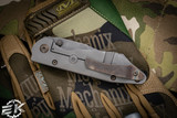 RIP Knives Custom "Fury" Titanium Textured Toxic Finish 3.25" Magnacut Compound Stonewash