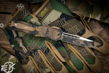 Microtech Combat Troodon Frag Coyote Camo Cerakote OTF Knife 3.8" Drop Point 143-1FRCCGS #2