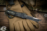 Microtech Combat Troodon Frag Olive Camo Cerakote OTF Knife 3.8" Drop Point 143-1FROCGS