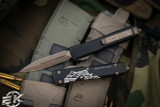 Microtech Ultratech "Deadman's Hand" OTF Automatic Knife 3.4" Dagger Bronze 122-13DMS