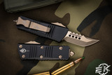 Microtech "Troodon Mini" OTF Automatic Knife 1.9" Hellhound Bronze 819-13S