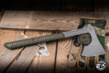 RMJ Tactical Raven Tomahawk Dirty Olive G10 14.5" Tungsten