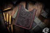 Blackside Customs/Starlingear Wallet Horveen Leather Red/Brown #18