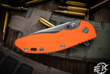 Rick Hinderer Knives XM-18 3.5" Skinny Slicer Orange G10, Stonewash, Magnacut