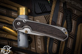 Chris Reeve Knives Small Sebenza 31 Bog Oak/Titanium Knife 3" S45VN Drop Point S31-1100 (Preowned)